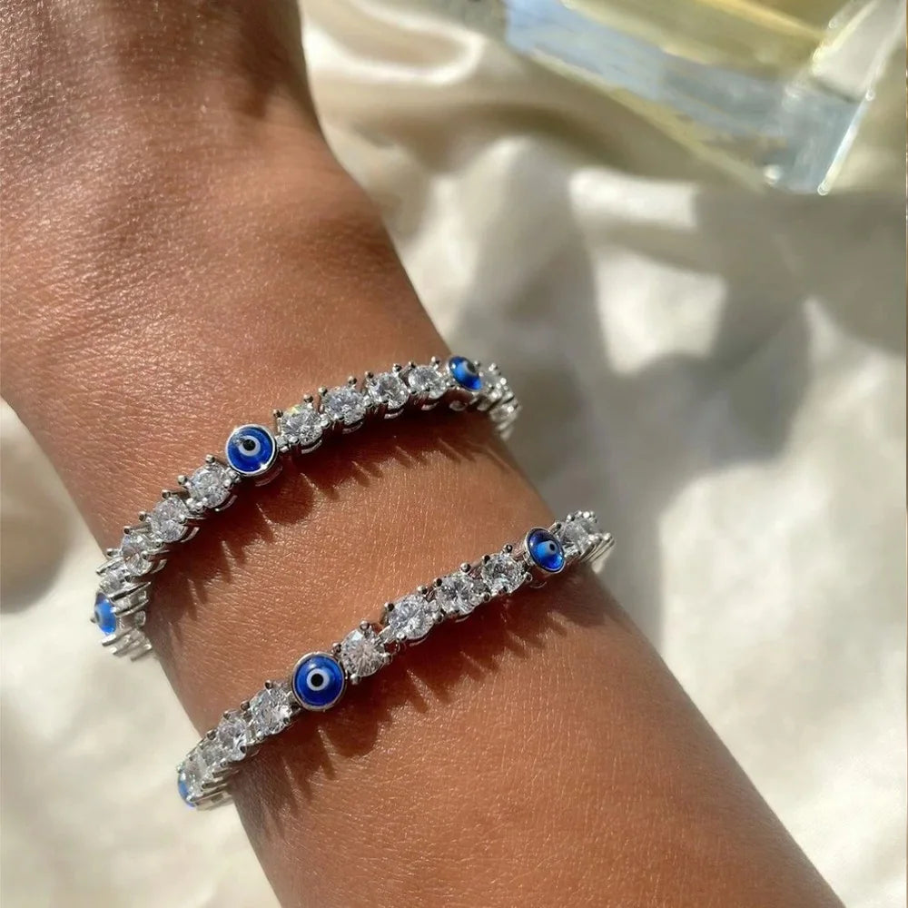 EVIL EYE TENNIS BRACELET | ANKLET