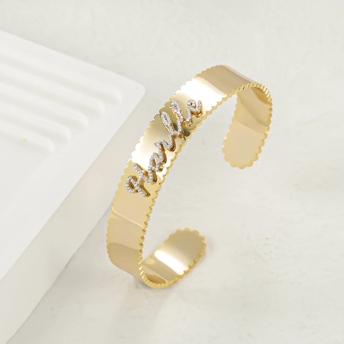 Personalized Cuff Bangles For Women