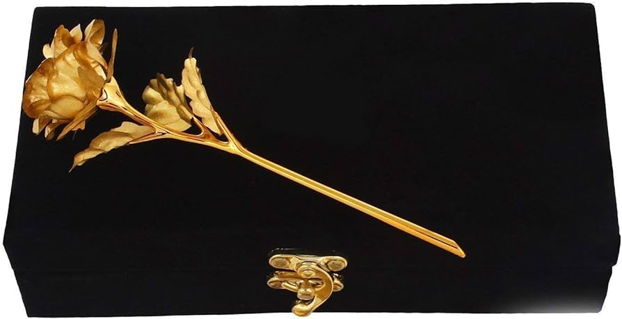 Forget Flowers, Give Forever: The 24K Golden Rose That Never Withers