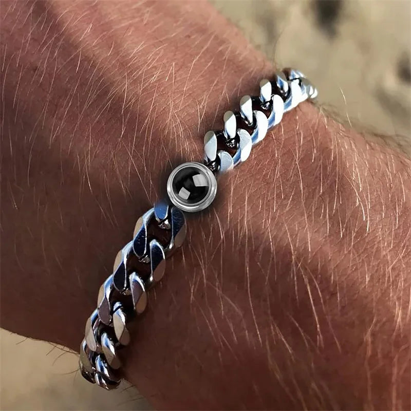 Custom Bracelet with Picture Inside