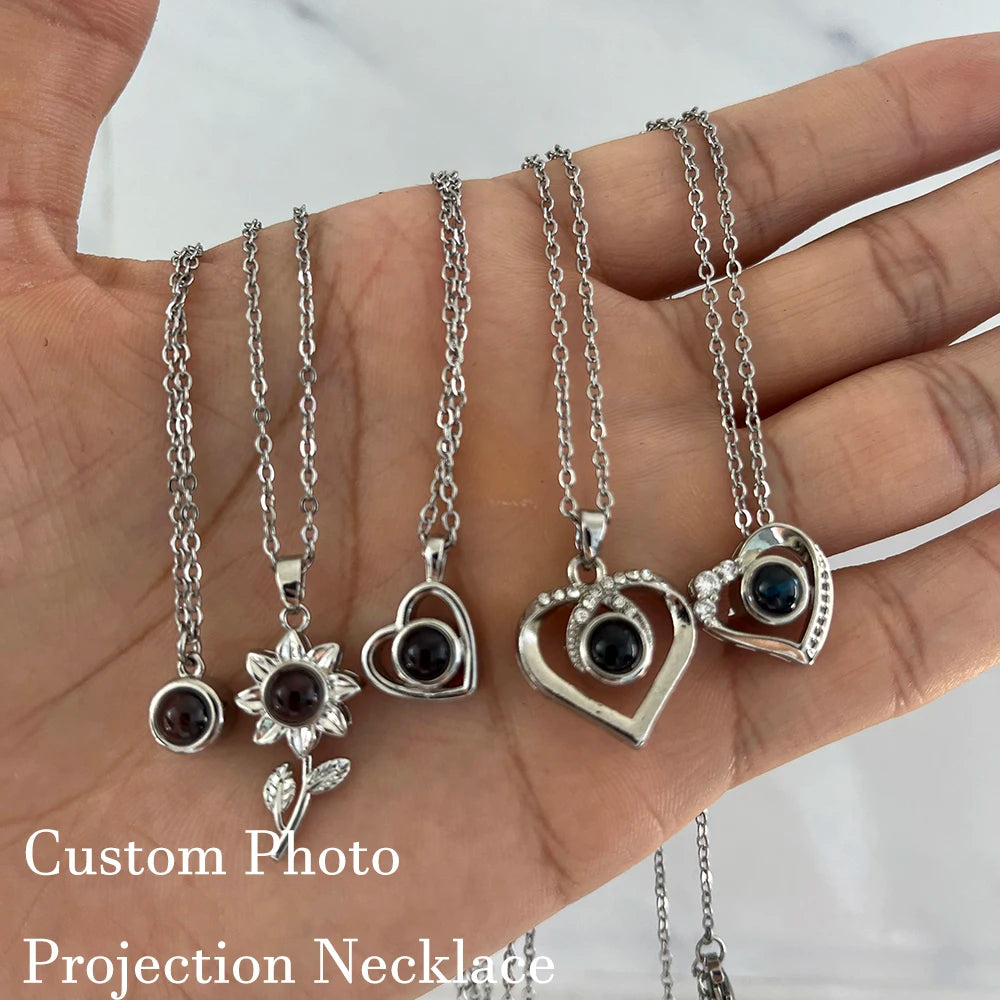 Projection deals necklace custom