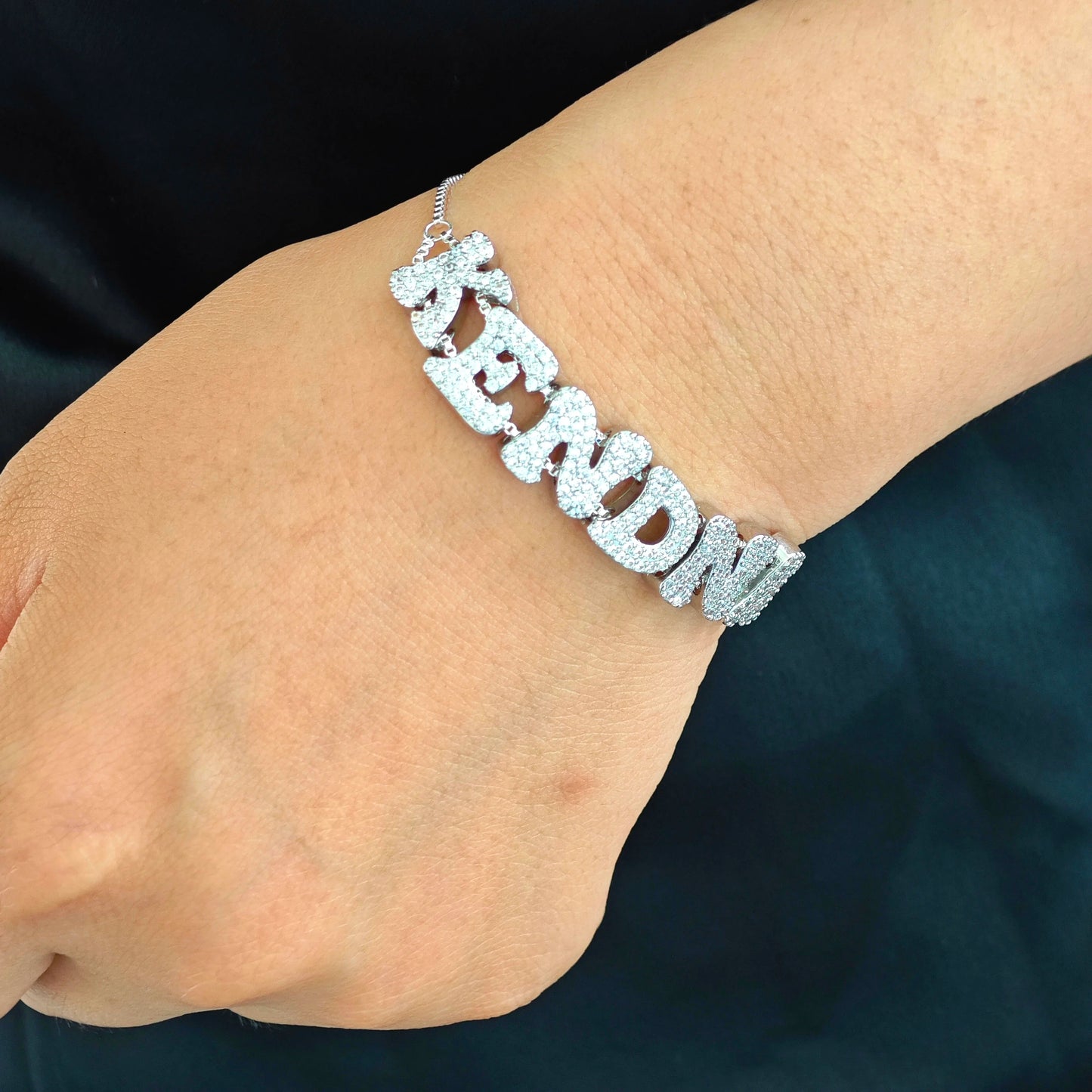 Name Customized Letter Double Chain Bracelet