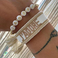 BUY ONE GET ONE FREE | J'adore White Gold Woven BFF Bracelet