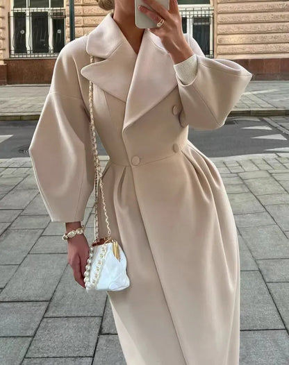 1940's Style Winter Wool Coat Fashion Statement For Women