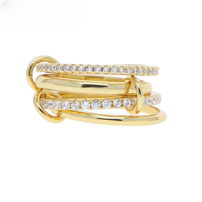 Stacking Rings For Women Multi-Colour