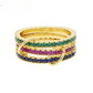 Stacking Rings For Women Multi-Colour