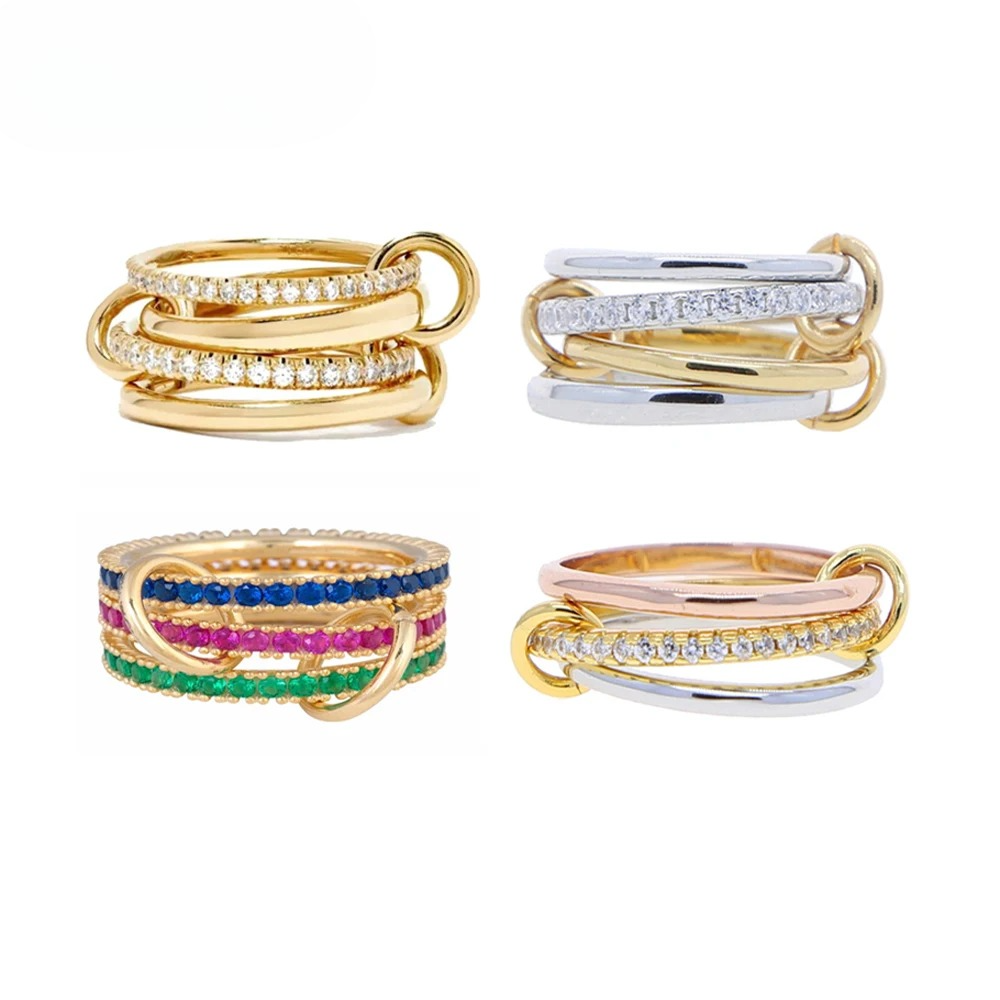 Stacking Rings For Women Multi-Colour