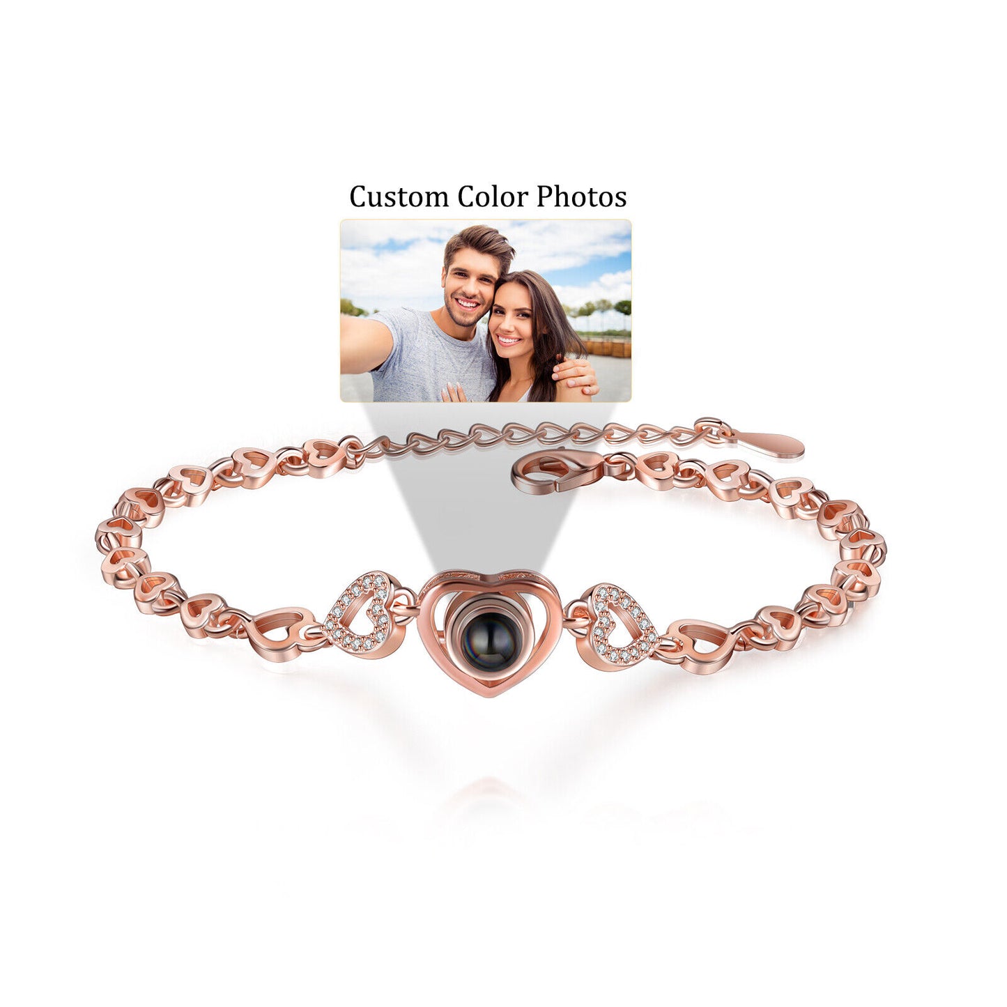 BUY ONE GET ONE | Customized Photo Projection Bracelet